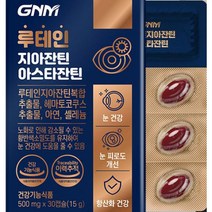 GNM 루테인 지아잔틴 아스타잔틴 2박스 총 2개월분 눈건강 아연 셀레늄, 1) 루테인 지아잔틴 아스타잔틴