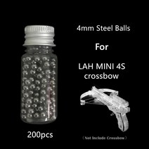 200 피스 팩 4mm 스틸 볼 LAH MINI 4S Crosstoy & Napoleon Cannon suppliment Bullet 가정용프린터기, 한개옵션0
