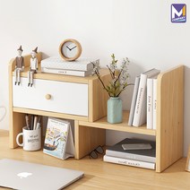 MCOMPANY 책꽂이 책장 책상용 수납함 선반 정리 책상위 간이 수납장 미니 프린터 서랍 책상 전면 분리 인테리어 사무용 원목 우드 화이트 2단 책 정리함 나무 <전면 캐스퍼>, 캐스퍼 단품” class=”wr-img”></a></div>
</div>
</div>
</div>
<div class=