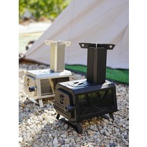 화목 난로 캠핑 나무 난방 장작 난로 야외 장작 보일러, 단일사이즈, RS-012A+수납가방+1.63m연통