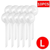 자동 식물 급수 전구 3/6/10 개 자체 글로브 플라스틱 공 정원 물 장치 물방울 관개 시스템, 06 L 10PCS Transparent