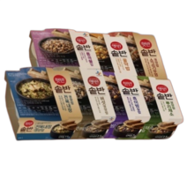 햇반 솥반(통곡물밥/뿌리채소영양밥/버섯영양밥/꿀약밥/흑미밤찰밥/전복내장영양밥/소고기우엉밥)선택구매, 02. 솥반 뿌리채소영양밥200Gx6