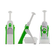 가정용 4in1 다기능 두께조절 야채 커터 과일 만능 슬라이서, 블루