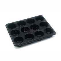 cjbaking muffinpan 머핀팬12구 머핀 베이킹오븐팬, 1개