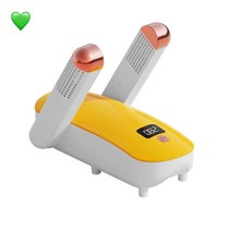 냄새제거 가정용 건조기 신발 휴대용 사계절 은신발 곰팡이 편리한, 레귤러:접이식(옐로우)