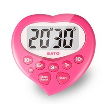바디컴 SATO 디지털 타이머 BT-500 핑크