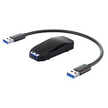 컴퓨터 USB 3.0 HD 어댑터 외부 그래픽 카드 변환기 Mac Windows 용, 01 Black