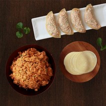 [명가만두전골] 맛있는 김치 만두소 1.5kg (만두피 50장) / 국산 배추 사용