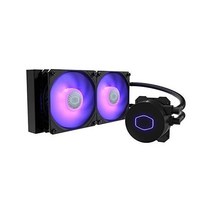 Cooler Master 쿨러 마스터 리퀴드 ML240L RGB V2 클로즈루프 AIO CPU 120 라디에이터 낫플로 120mm 조명 AMD 라이젠/인텔 LGA1700x/1200, 240mm Radiator Cooler Master _