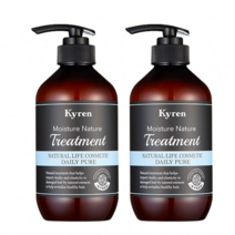 키렌 모이스처 네이처 트리트먼트 1+1 500ml, 데일리퓨어(무향), 2개