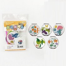 워라블 보석십자수 DIY 취미 키트 손거울 만들기 비즈 학습놀이 세트 초충도, 초충도꽃