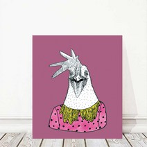 아트창고 복들어오는그림 닭액자