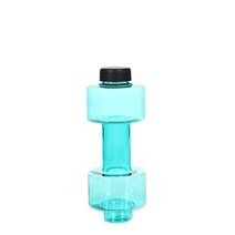 누오 무게 조절 덤벨 2키로 3키로 5키로 6키로 10키로 한혜진 양손 아령 덤벨 550ml 여성 주전자 애완 동물 강도 훈련 미니 물병 실행 농구 체육관 운동 스포츠 용품, 초록