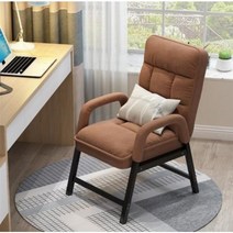 1인용안락의자 국민수유 이케아 리클라이너 눕는 문체어 독서 쇼파 암체어 접이식, 연브라운+풋스툴+파우치