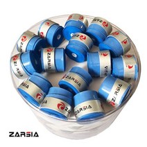 10pcs ZARSIA Tacky 테니스 그립 얇은 0.68mm 배드민턴 그립 라켓 오버 비치, 파란