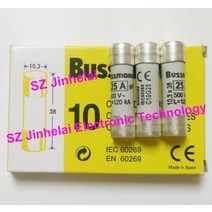 BUSSMANN-산업용 페룰 퓨즈 C10G25 25A 500V 10x38mm gG/gL 모듈