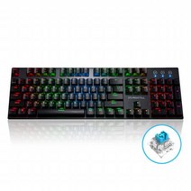 맥스틸 TRON G610K V2 기계식 게이밍 키보드 청축, 혼합색상