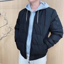 남성 오리털 항공점퍼 남자 덕다운 방수 블루종 오리털 항공패딩점퍼 빅사이즈 단체항공점퍼 단체잠바 겨울단체복