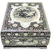 [박씨상방] 나전 십장생(거북)내부옻칠 서류함(장태복 문화재기능인 작품)