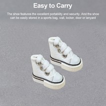 핑거 보드 미니 손가락 신발 캔버스 장난감 부츠 귀여운 인형 스케이트 보드 액세서리 지판 1 쌍, 03 White 1 Pair