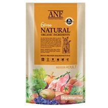 ANF 식스 프리 인도어 어덜트 고양이 사료, 닭, 6kg, 2개