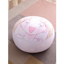 빈백 소파 쿠션 마약 1인용 2인용 쇼파 의자 야외 원룸 거실 쿠션 가죽 페브릭, 100x61cm, 세일러 문(분리 및 세탁가능)