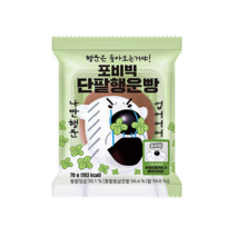 포비빅 단팥행운빵 캐릭터빵 투명포토카드1개포함 70g, 3개
