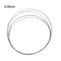 톱 1m 0.26 0.38mm 다이아몬드 에머리 옥 유리 DIY 절단을위한 톱날 금속 와이어, 0.26mm
