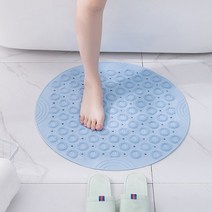 발씻는 발바닥 발각질제거 발세척 발브러쉬 풋브러쉬 매트 발클리너, 블루
