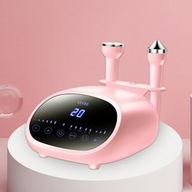 뷰티디바이스더블 프로브 초음파 미용 기기 가정용 수입 얼굴 배출구 모공 딥 클리닝 아이 케어 업그레, 01 pink