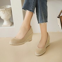 고급 스틸레토 키높이 굽높은 스틸레토 웨지힐 8cm