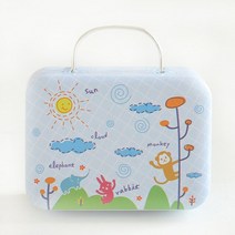 핑거 보드 자전거 레트로 스지 주석 상자 사각형 Tinplate 미니 가방 작은 캔디 포장 메이크업 화장품 바느, 07 H