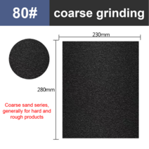 차량용 광택기 무선광택기 폴리싱머신 폴리셔 자동차연마기계 왁싱60-2000 습식 및 건식 이중 사용 사포, 02 80_02 10 PCS