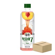 참존 복숭아7 음료베이스 835ml 12개1박스, 단품