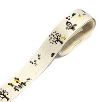 (주)아트인 꼬마 소녀 라벨리본(21mm-90cm), 옵션 B