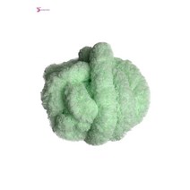 손뜨개 왕모찌실 빅얀 얀 패브릭 자이언트 루피망고실 뜨개실 핸드니팅, 셰닐그린(2cm굵기)