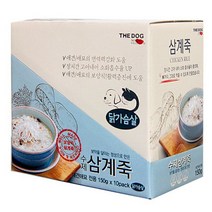 강아지 고양이 영양식 삼계죽 반려동물 건강식 10개, 없음