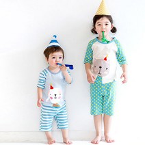 SALE 한정세일 실내복 7부 배냇베이비 -벌쓰데이