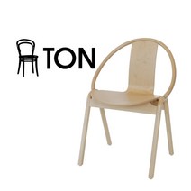 TON 톤 체어 카페의자 체어어게인, 라이트 내추럴, 1개