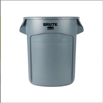 러버메이드 밴티드 브루트 원형 컨테이너 121L 2632 벤티드, 회색