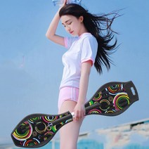 입문자용 고급 에스보드 S보드 킥보드 롤러브레이드 전동, 드래곤 블랙