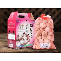 서산 태안 6쪽마늘 3kg 한지형/ 토종유황밭마늘
