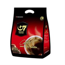 G7 퓨어 블랙 커피 수출용 2g, 3개, 200개입