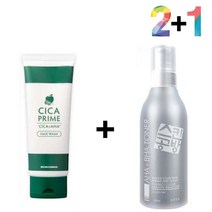 약산성 살리실산 개기름 시카 얼굴 진정 클렌징 잎수 병풀 바하세안제 쌀겨 폼 클렌져, 쿠팡1 시카프라임폼 2개_아하바하토너 1개, 쿠팡1 본상품선택