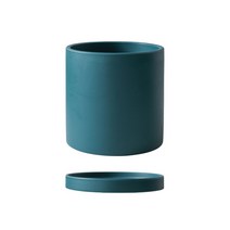 인테리어 대형 사각 미니 무광 다육이 분갈이 모노톤 원형, C