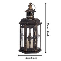 아로마 오일 버너 아로마오일워머 심신안정 테라피 버너 향받침대 빈티지 캔들 홀더 등불, 1개(검은색)