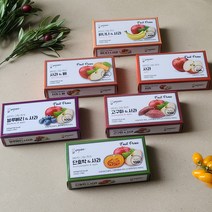 배마마 국내산 과일퓨레 사과 고구마 바나나 단호박 배 블루베리, 사과&배, 1세트