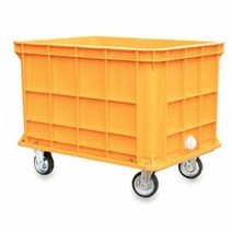 점보상자 400L 스텐(우레탄바퀴) 밀폐용상자