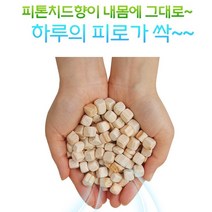 바른유통 국내산 편백나무 피톤치드 (큐브1kg) 1개