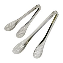 글루텐 유광 타공 집게 (소/대) 베이커리 빵집게 디저트 주방 집게, 소